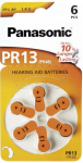 Panasonic PR 13 Zinc Air 6 pcs. Hearing Aid Cells
