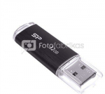 SILICON POWER 32GB, USB 2.0 FLASH DRIVE ULTIMA U02, BLACK