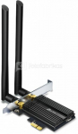Dual Band TP-LINK Archer Wi-Fi 6 Bluetooth 5.0 PCIe Adapter TX50E 2.4GHz/5GHz, Antenna type 2xExternal, 574+2402 Mbit/s