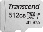 Transcend microSDXC 300S-A 512GB Class 10 UHS-I U3 V30 A1