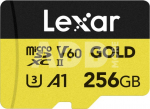 LEXAR MICROSD GOLD UHS-II, R280/W100 C10/A1/U3 (V60) 256GB