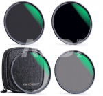 K&F Concept K&F 49MM Nano-X Series,Green Coated, ND4+ND8+ND64+ND1000 Filter Kit