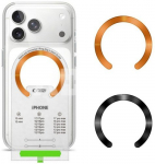 Tech-Protect MagSafe Ring MMP-210 2pcs, black/orange
