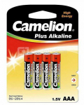 Camelion Plus Alkaline AAA (LR03), 4-pack