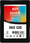 SILICON POWER SSD S55 960GB 2.5" SATAIII 6Gb/s Read Speed: Up to 540MB/s, Write Speed: Up to 480MB/s