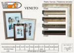 Rėmelis 21x30 plast VENETO VF3489 rudas | 26 mm