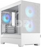 Fractal Design Pop Mini Air RGB White TG Clear Tint, mATX, Mini ITX, Power supply included No