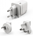 Silicon Power travel adapter USB/USB-C QM16 20W, white