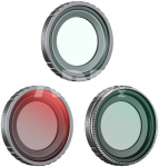 K&F Concept 3pcs Filter Kit, UV+CPL+ND4, HD, Anti-Reflection Green Coating, Waterproof