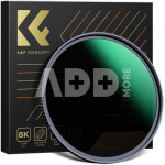 K&F Concept K&F 67MM Nano-X ND64 (6 Stop) Lens Filter Fixed Neutral Density Filter, Waterproof, Scratch-Resistan