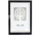 Rėmelis 30x40 plast 1303207 ECO Black su sidabru | 15mm