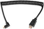 Caruba HDMI MicroHDMI Spring Wire Angled