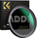 K&F Concept 49mm ND2-ND32 (1-5 Stop) Variable ND Filter and CPL Circular Polarizing Filter 2 in 1 for Camera Lens No X Spot Weather Sealed
