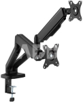 Dviejų 17"-32" monitorių spyruoklinis laikiklis Black