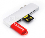 Caruba Duo hub for USB C Gray