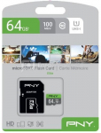 PNY MicroSDXC Elite 64GB P-SDUX64U185GW-GE