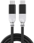 Kabelis USB-C - USB-C, PD100W, USB4 (Black, 3m)