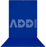 Westcott Wrinkle Resistant Backdrop Royal Blue / Chroma Key Blue (5' x 12')