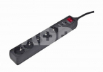 EnerGenie Surge Protector SPG5-C-15/ 4.5 m/ 5 Sockets/ Black