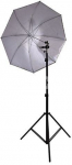 Falcon Eyes Umbrella Set White/Black 152 cm incl. tripod and bracket