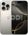 Apple iPhone 16 Pro Max | Natural Titanium | 6.9 " | Super Retina XDR | 2868 x 1320 pixels | Apple | A17 Pro | Internal RAM 8 GB | 1000 GB | Dual SIM | Nano-SIM and eSIM | 4G | 5G | Main camera resolution 48+12+12 MP | Secondary camera resolution 12  ...