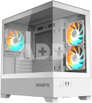 Case|GIGABYTE|GB-C201PI|MidiTower|Case product features Rackmountable/Accessory/Transparent panel|Not included|MicroATX|MiniITX|Colour White|GB-C201PI