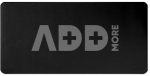 Didelis PVC odos pelės kilimėlis, 1200x600 Black