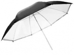 Falcon Eyes Jumbo Umbrella URN-T86TSB1 Transparent White + Silver/Black Cover 216 cm