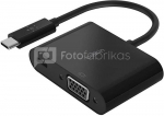 Belkin USB-C to VGA-Adapter 60W PD, black AVC001btBK