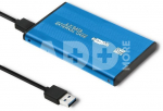 Qoltec Hard Drive adapterUSB3.0 HDD/SSD 2.5"SATA3 blue