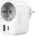 CHARGER USB UNIVERSAL 20W WHT/2P AC TA-ACPDQC20-01-W GEMBIRD