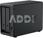 Synology DiskStation | DS725+ | AMD Ryzen | R1600 | 4 GB | DDR4 | Black