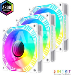 KF300R WH 120mm Case Fan White