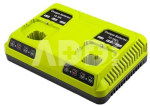 Akumuliatoriaus įkroviklis skirtas įrankiams RYOBI P117, 18V, 3A Li-ion