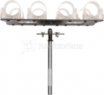 LEDGO TRANSPARENT CLIP FOR 4 ALTA TUBES WITH PIN