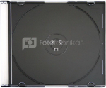 Omega CD case Slim, black (56622)