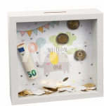 Pinigų taupyklė GOLDBUCH 92 0082 Welcome little one 18x18