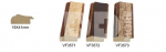 Rėmelis 21x30 plast su pasportu 15x21 Nida VF3571 auksas | 41mm