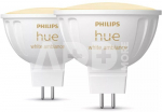 Philips Hue WA 12V MR16, 2pcs pack | GU5.3 | 5.1 W | Warm to cool white light