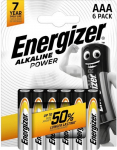 Energizer battery Alkaline Power AAA CHP6