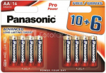 Panasonic Pro Power battery LR6PPG/16B 10+6pcs