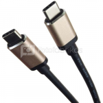 Cable USB 3.2 connector C/male - USB 3.2 C/male, Aluminium housing, 0,5m