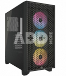 Corsair 3000D RGB Tempered Glass Mid-Tower, Black