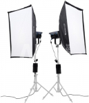 Nanlite FC-300B 2KIT-ST with softboxes