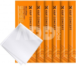 K&F Concept K&F 6pcs Cleaning cloth set needle a dust-free cleaning cloth dry cloth white 15*15cm