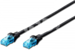 Digitus Patch cord RJ45/RJ45 U/UTP kat. 5e 2,0m AWG 26/7 PVC black
