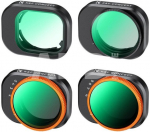 K&F Concept VND + UV +CPL Filter Kits For DJI Mini 4 Pro 4 Pack ND2-32 (1-5 Stops)+ND32-512