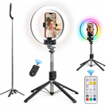 D-Fruit ringlight 10" + tripod-selfie stick DF169