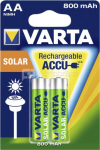 1x2 Varta Solar Accu AA NiMH 800 mAh Mignon