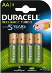 Duracell AA/HR6, 2500 mAh, Rechargeable Accu Stay Charged Ni-MH, 4 pc(s)
